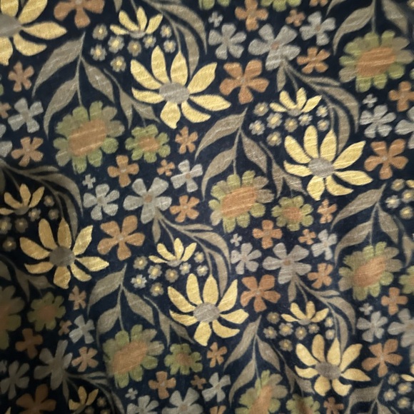 NATURAL LIFE Christa Maxi Dress in Black Tan Daisies Print - Picture 5 of 5